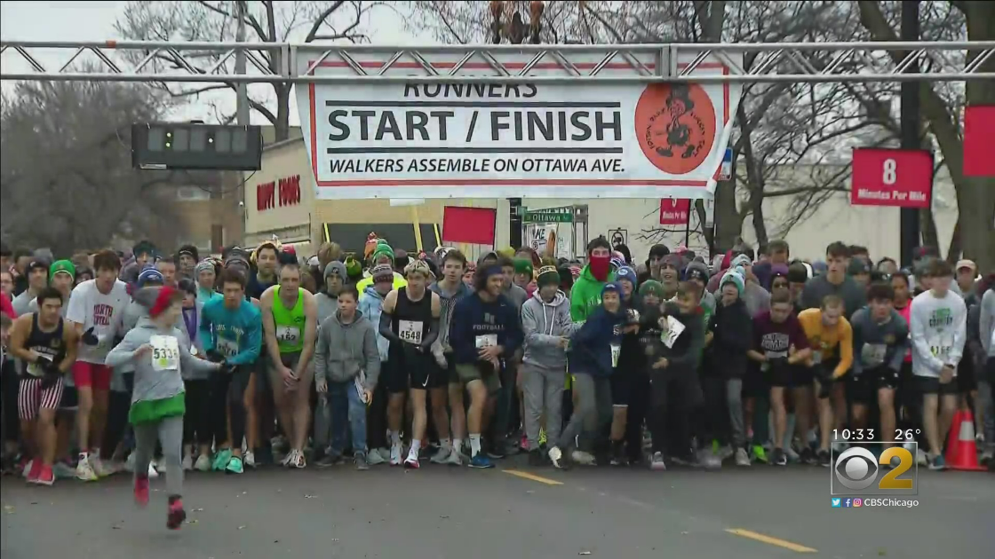 Runners Gather For Edison Park Turkey Trot, Raising Funds For Charity