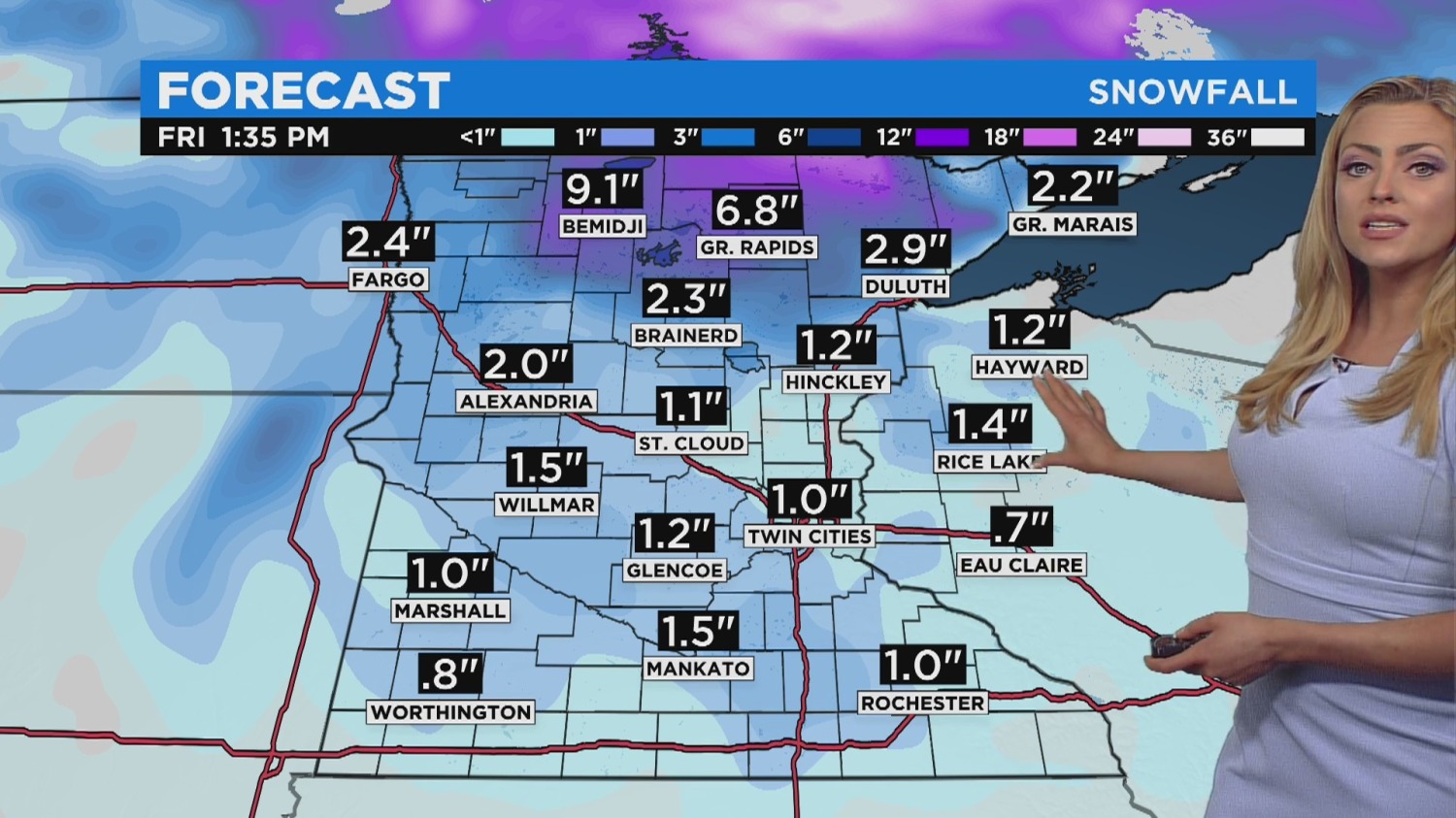 Minnesota Weather: After Wednesday Soaking Snowfall Expected Early