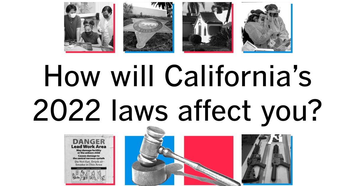 New 2022 California laws on COVID19, housing and policing Patabook News