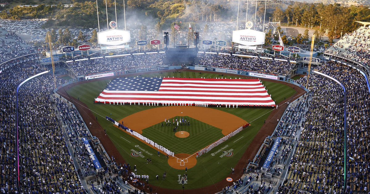 Fans flood Dodger Stadium for 2022 Home Opener; Treated to flyover