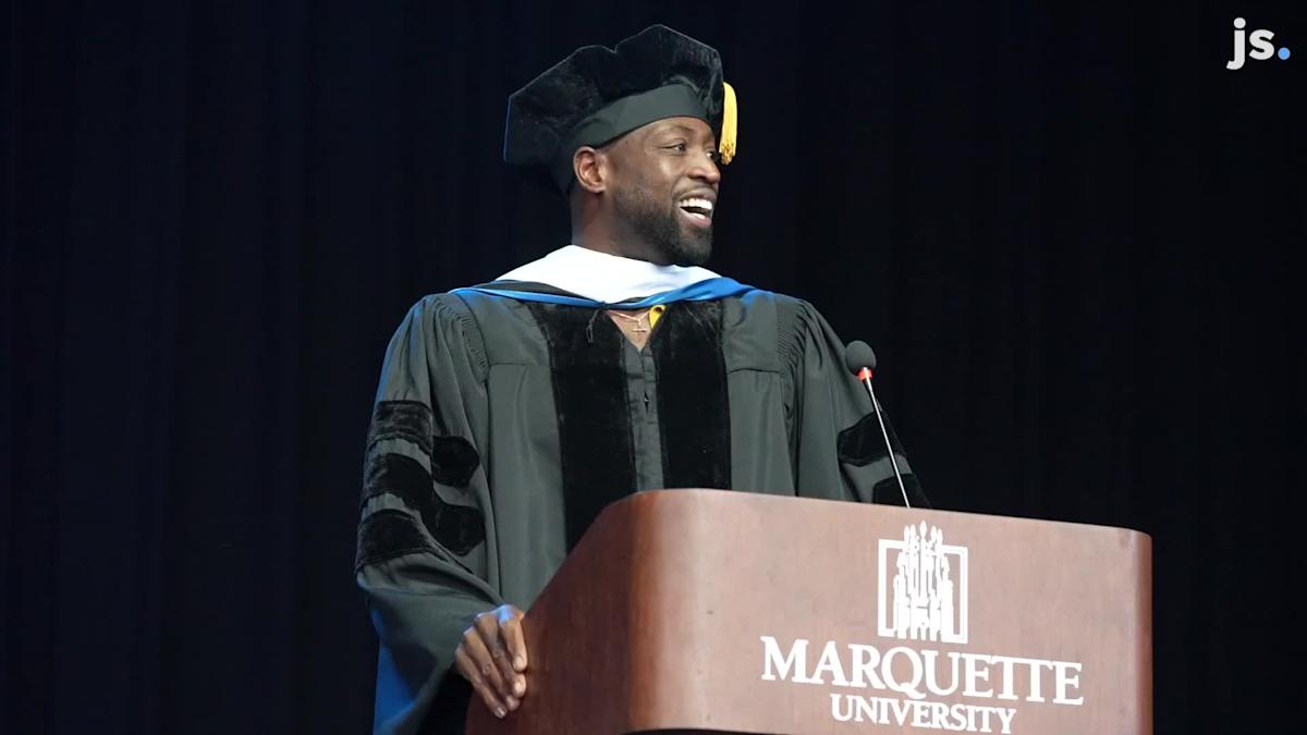 Dwyane Wade speaks at Marquette graduation ceremony Patabook News