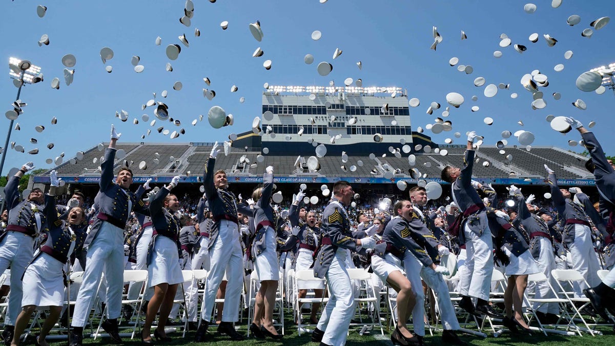 US Military Academy West Point honors class of 2022 graduating cadets