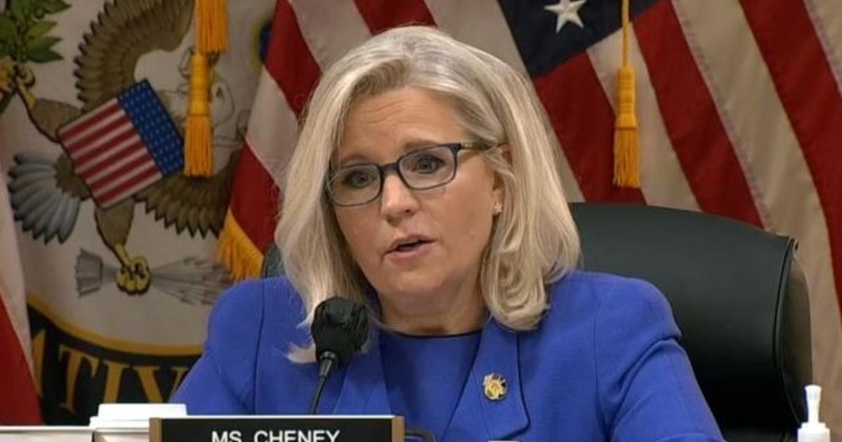 Rep. Liz Cheney, vice chair of House Jan. 6 committee, delivers opening