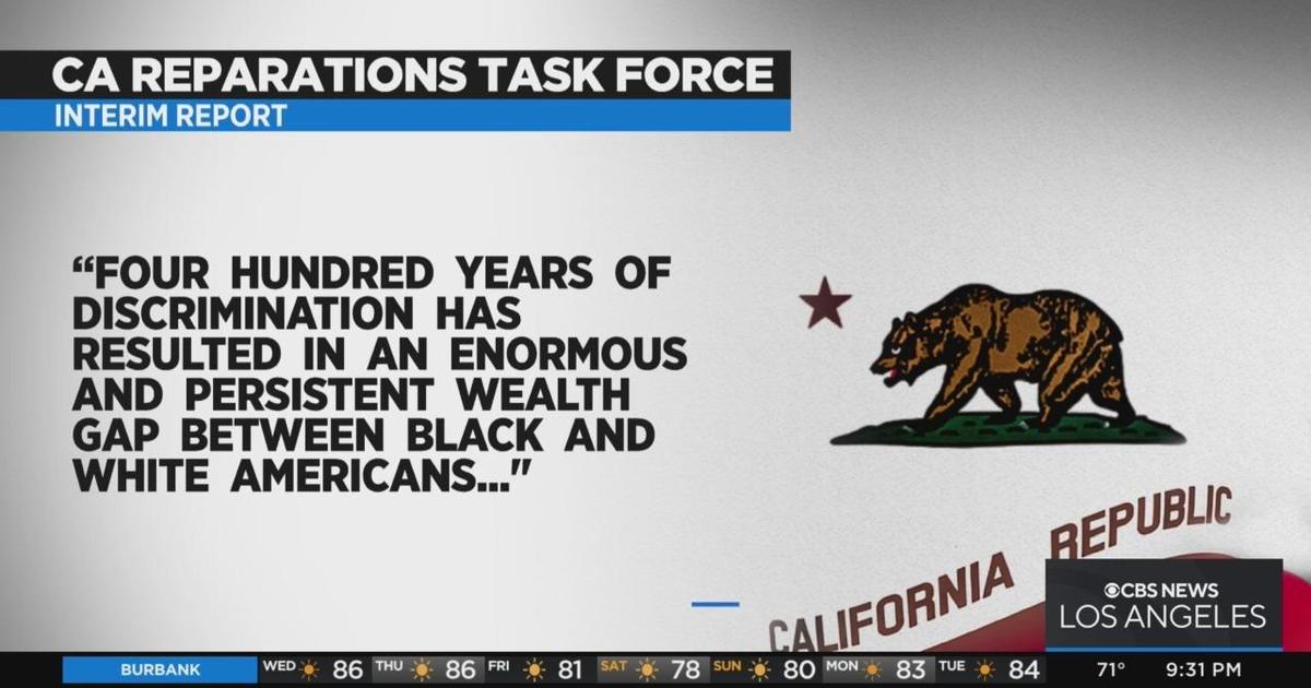 The California Reparations Task Force releases interim report