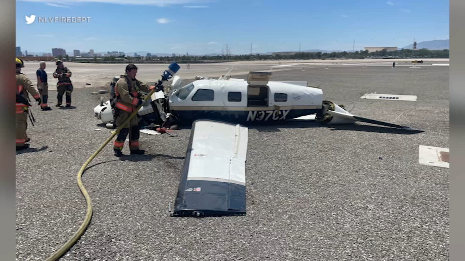 4 people killed when 2 small planes collide midair at North Las Vegas