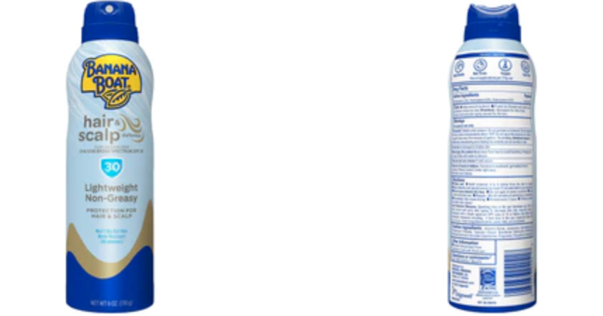 Banana Boat spray sunscreen sold nationwide recalled due to presence of