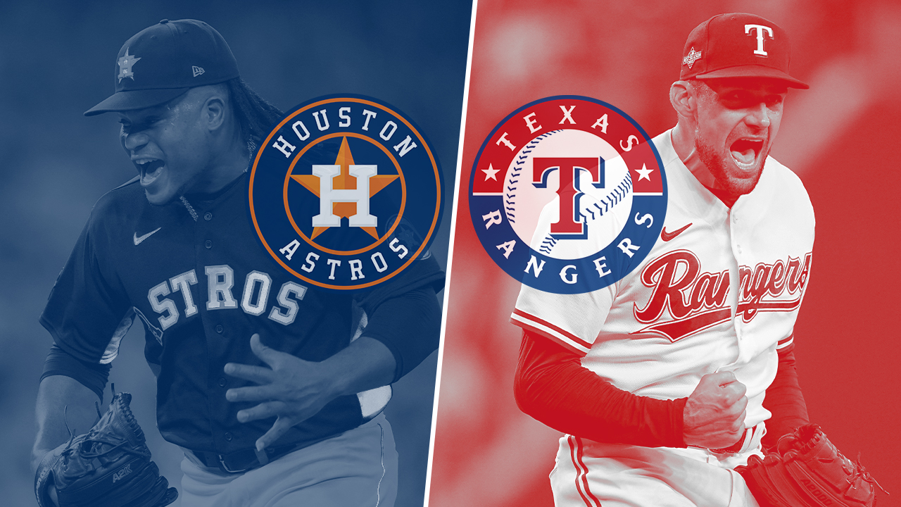 Houston Astros, Texas Rangers set for firstever playoff meeting