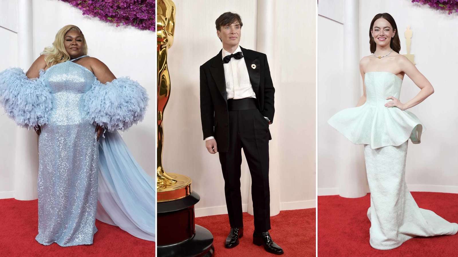 Oscars Red Carpet 2024 See all the fashion, looks and trends as