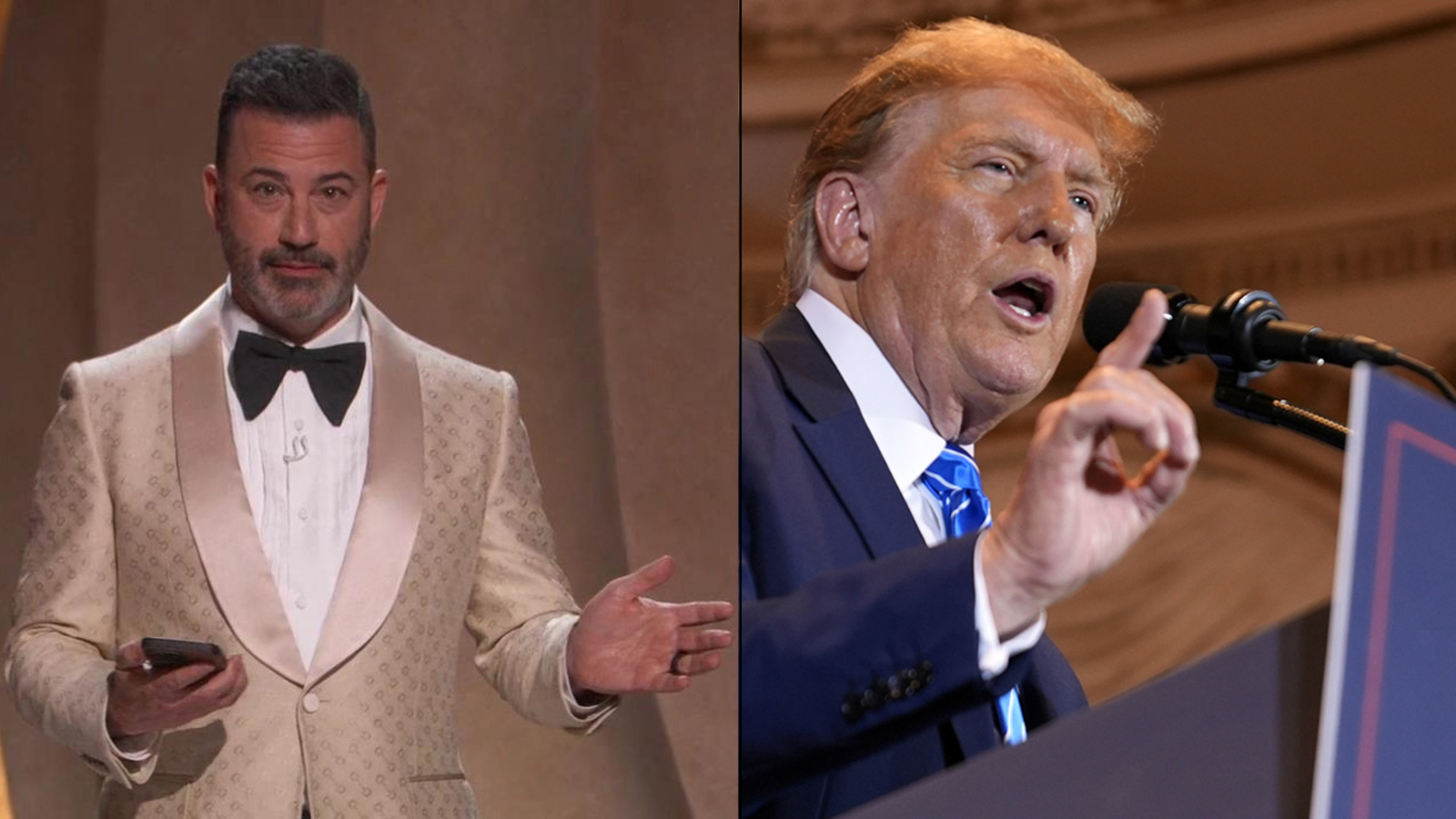 Oscars highlights 2024 Jimmy Kimmel trolls Former President Donald