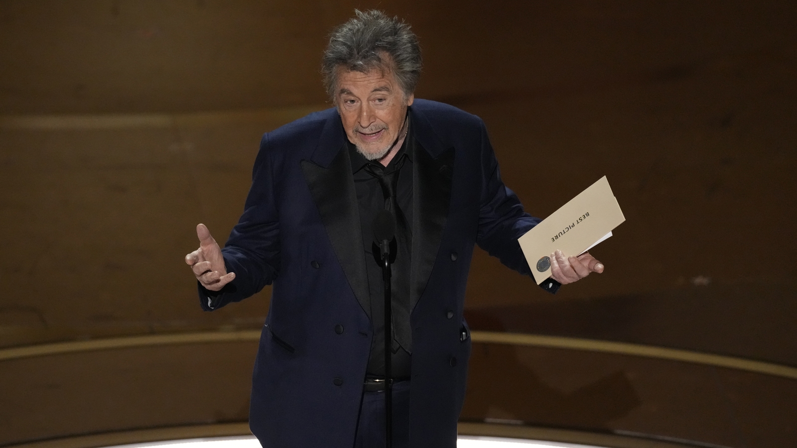 Oscars 2024 Al Pacino skips reading nominees for Best Picture award