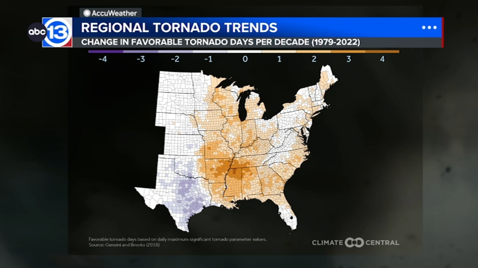 Severe weather and tornado trends Climate Central data shows how