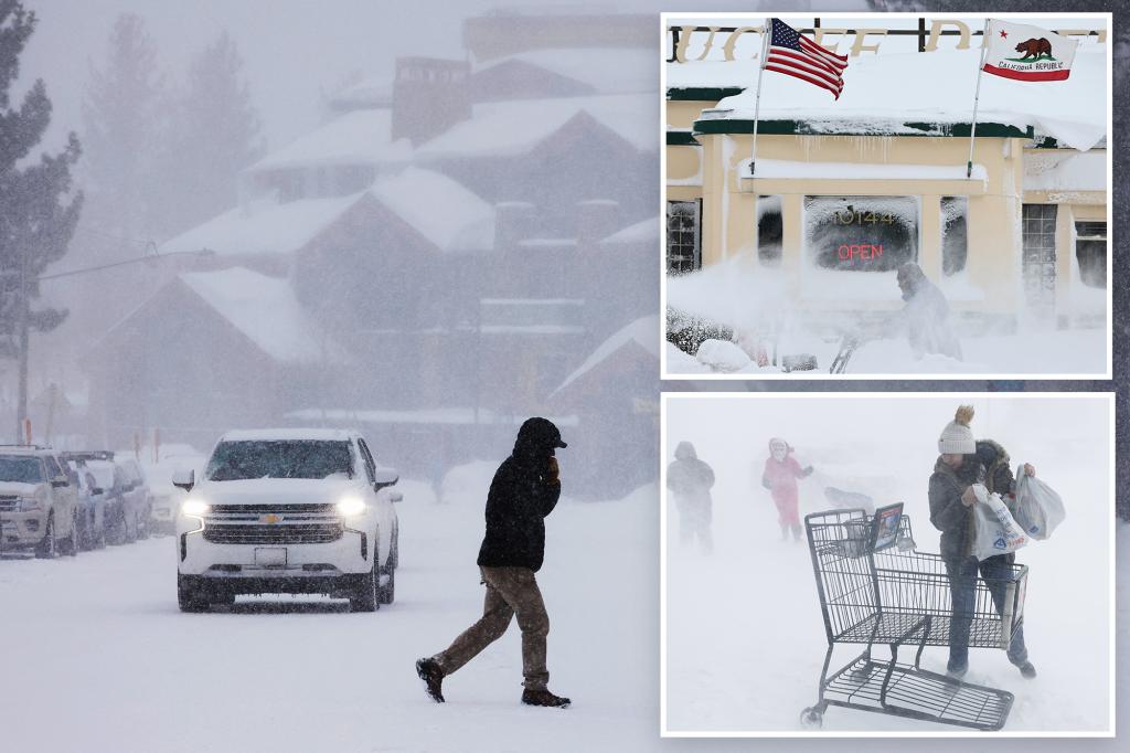 'Lifethreatening' California blizzard rages on as more snow expected
