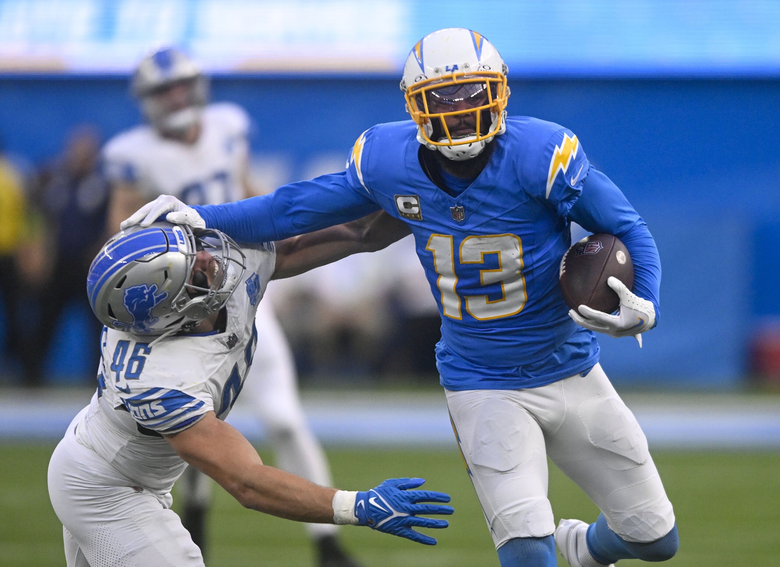 Wide receiver Keenan Allen being traded from Los Angeles Chargers to