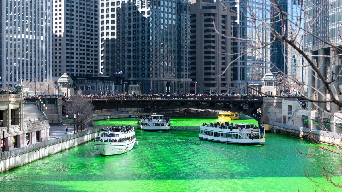 Cloudy, windy day ahead for Chicago river dye NBC Chicago Patabook News