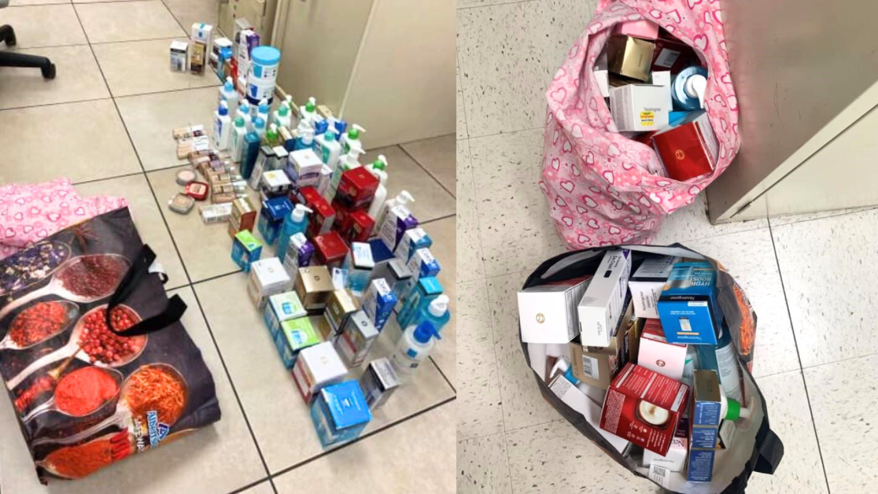 Teens arrested for stealing thousands of dollars worth of beauty
