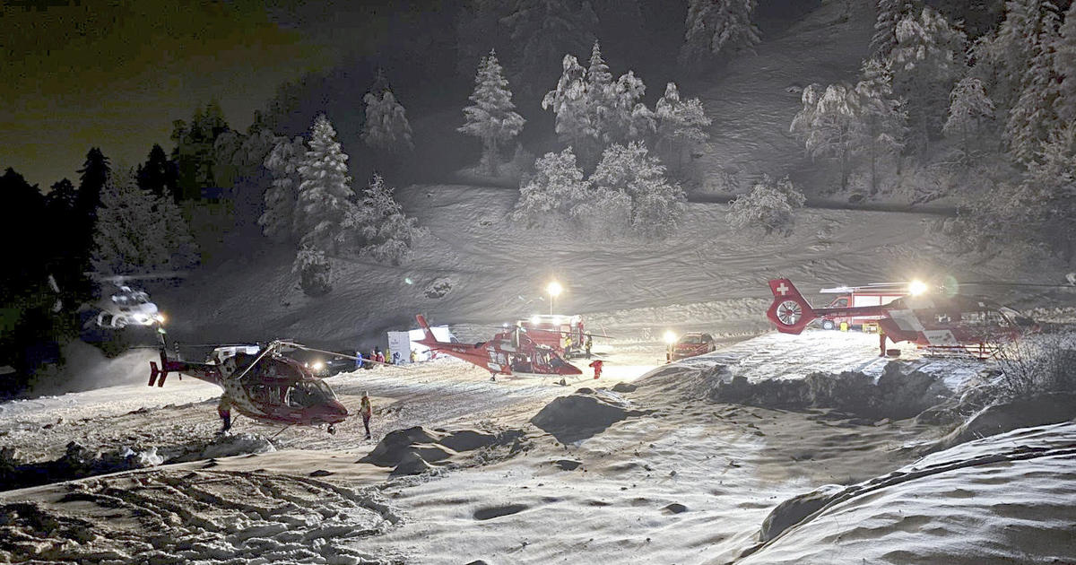 5 missing skiers found dead in Swiss Alps, search for 6th continues