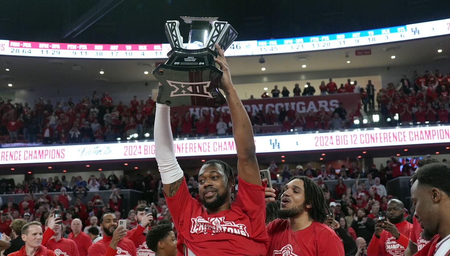 Houston, UConn, Purdue stay atop AP Top 25 men's basketball poll