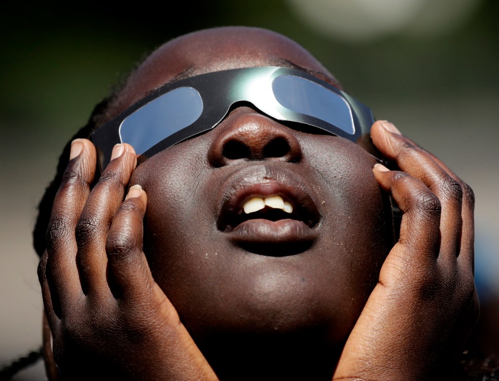 Looking at a solar eclipse can be dangerous without eclipse glasses