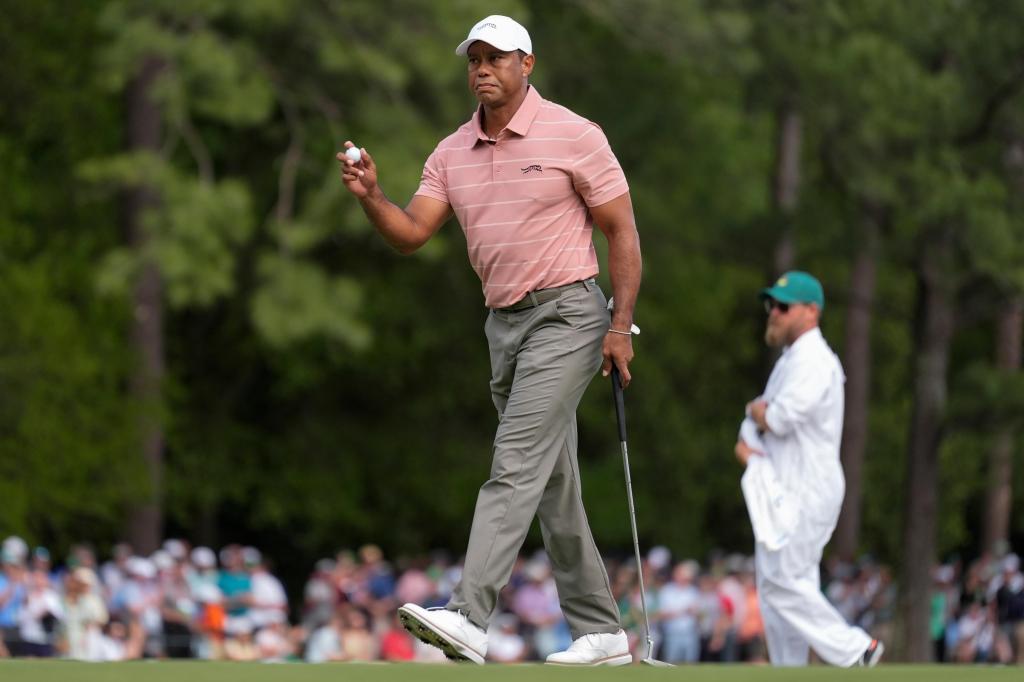 Tiger Woods off to rousing start in pursuit of more Masters history