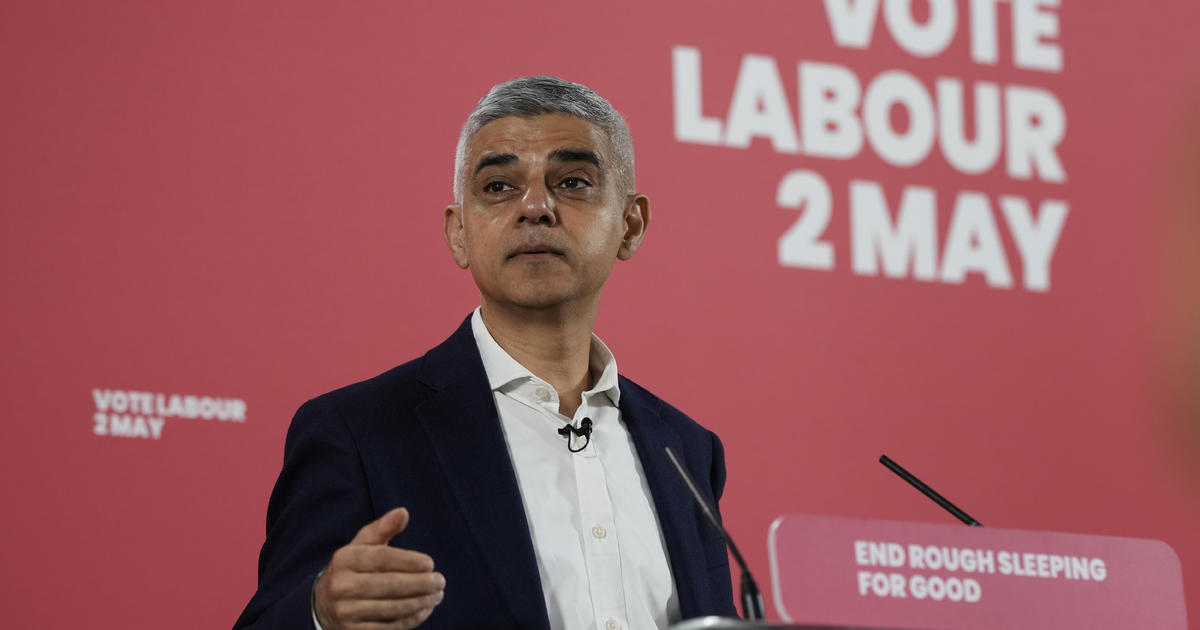 London Mayor Sadiq Khan wins third term as UK's governing Conservatives