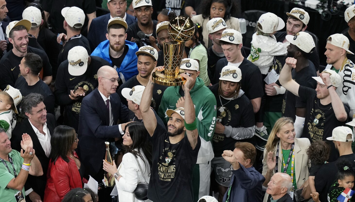 Celtics win 18th NBA championship with Game 5 rout of Mavericks