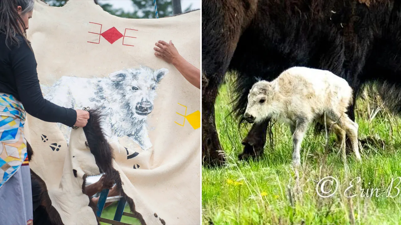 Rare white buffalo sacred to Native Americans not seen since June 4